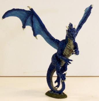 Amber Dragon done Blue by Drachenherz