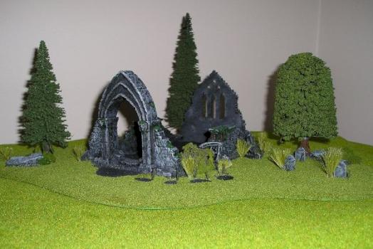 church ruins by Foxy