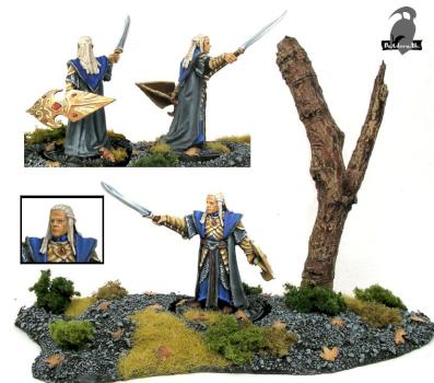 Lord of the Rings Celeborn in Non-Metallic Metal Armour by revolutionary