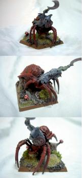 Goblin Boss on Gigantic Spider by The Wargames Painter