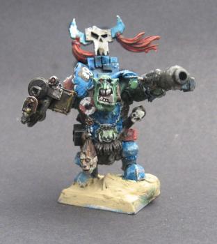 Death Skulls Ork War Boss by powerklaw