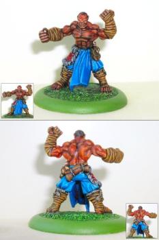 Hogarth Stonefist (AKA Gungor, Half-Orc Monk) by M. D. Van Norman