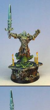 Rogue psyker on sculpted base by Wappellious