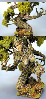 Springtime Treewoman with sculpted claws by Sophia