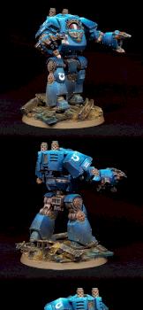 Ultramarines Contemptor Dreadnought Forge World by gimiak