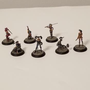 Malifaux Hired Swords by Biggiesminis