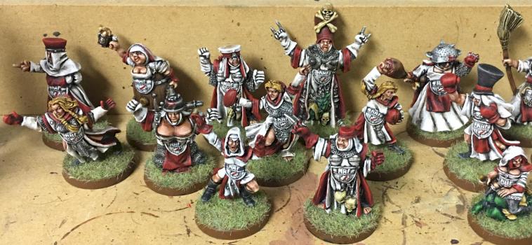 Blood Bowl Nun Team by Vurumai