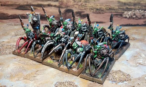 Forest Goblin Spider Riders by Dethos