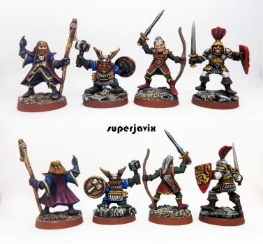 Advanced Heroquest Heroes by superjavix