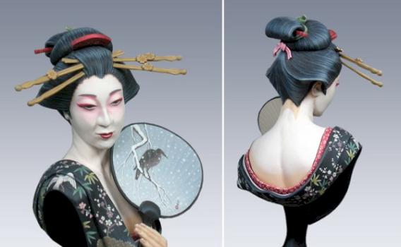 PiliPili Geisha bust by haley