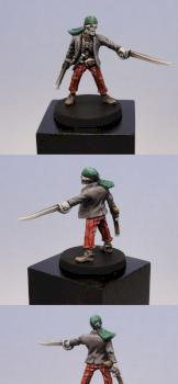 Undead Pirate by Black Scorpion Miniatures by Corvus