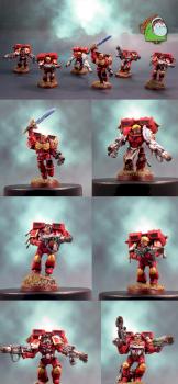 Blood Angels Space Marines Honour Guard by Home Of CadaveR