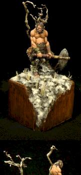 Airtis, Barbarian gnome by Gwinn