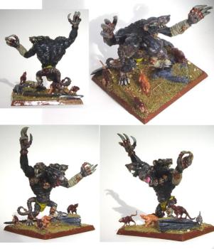 Mordheim Skaven Clan Eshin Rat Ogre by iamthelizardqueen