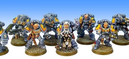 WH40K Space Wolves Grey Hunters Unit by leprechaun studio