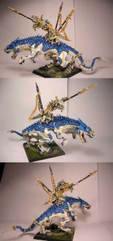 Lizardmen Oldblood on Carnosaur by Astonia