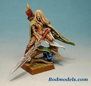 Wood Elf Lord with Great Weapon by kinjesus