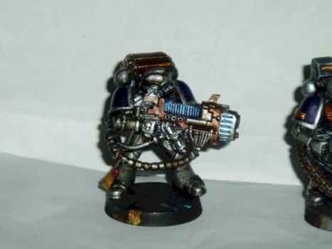 WIP Space Marine with Plasma by EMB