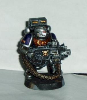 WIP - Space Marine with Heavy Bolter by EMB