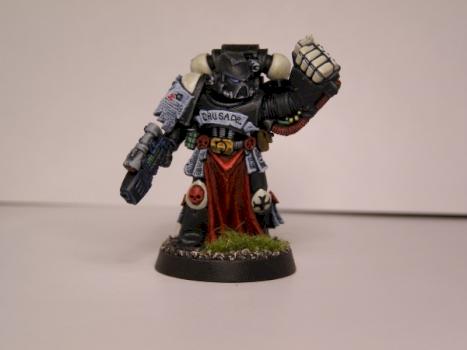 Black Templar Space Marine by brassangel