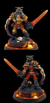 Chaos Champion of Khorne  Old school by darkartminiatures