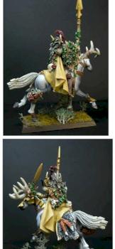 WOH Wood Elf Converted Mounted Lord by Rowena1066