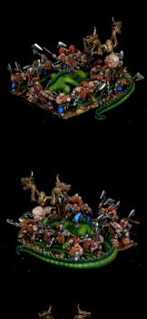 Dwarf Slayers Diorama / Avatars of War Dwarf Seekers by warhamsterpainting