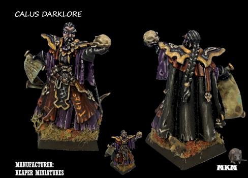 CALUS DARKLORE, Wizard of the Amethyst Order, Necromancer by mousekiller