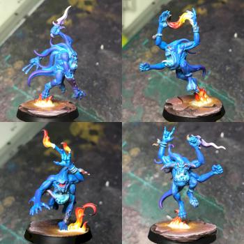 Disciples of Tzeentch Blue Horrors by Hamish Longstride