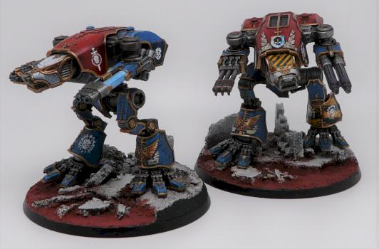 Legio mortis warhound for Titanicus by RAFF