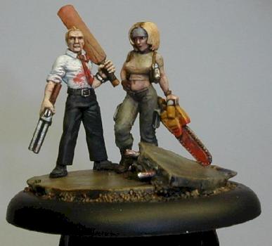 Ray & Ashlee - Zobmbie Hunters by Ben Brownlie