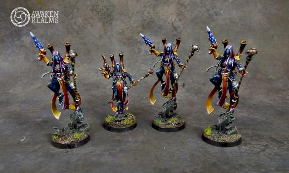 Eldar Harlequin Shadowseers by Awaken Realms