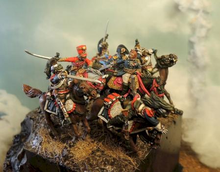 Ney's charge at Waterloo by Thau