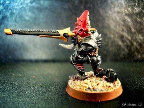 Dark Eldar Warrior with Splinter Cannon by N3RD