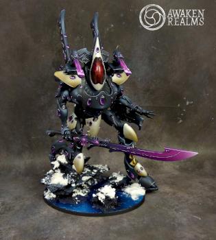 Eldar Ulthwe Wraithknight conversion by Awaken Realms