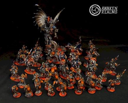 Age of Sigmar Archaon Everchosen's Army by Awaken Realms