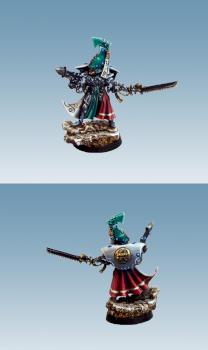 Eldar Autarch with Fusion Gun by slejer king