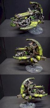 Necron Annihilation Barge / Console d'Annihilation by Praetorian