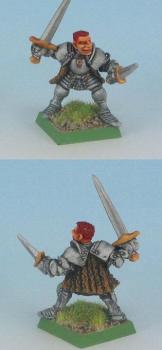 Empire Hero in Plate Armor w/ Sword & Dagger by gowestover