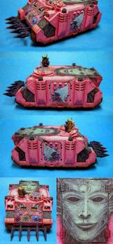 Slaanesh rhino - complete! by wereweevil