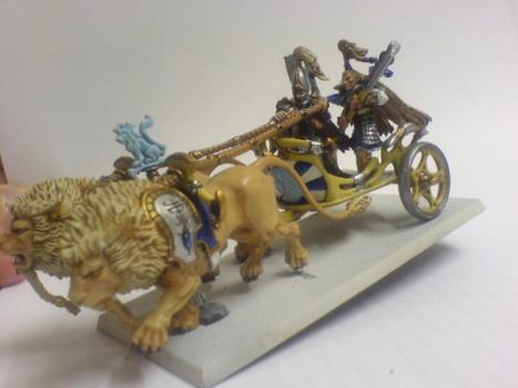 High Elf Lion Chariot of Chrace by Grhino