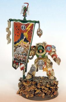 Dar Angel Deathwing Standard Bearer by painterboyroy