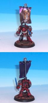 Blood Angels Terminator Seargent with Sanguinius Banner by BOCHI