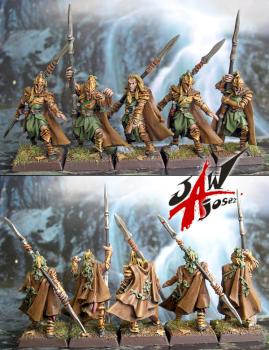 Wood Elves Glade guard by josez