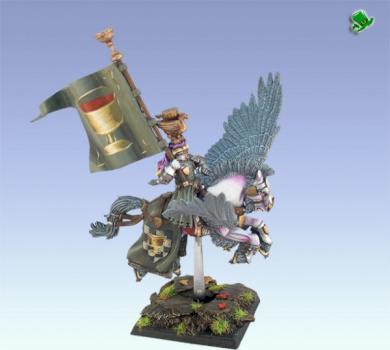 Bretonnian Hero on Pegasus by leprechaun studio