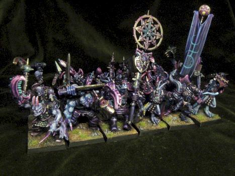 Slaanesh Warriors ans bsb by Wideen