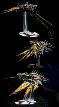 Chaos Heldrake by spiralingcadaver