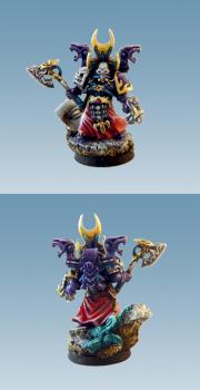 Classic Chaos Space Marines Sorcerer by slejer king