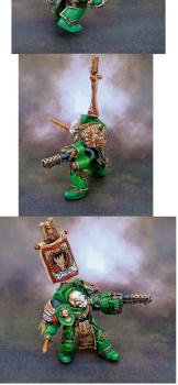 Salamander Space Marine Captain by Swampy