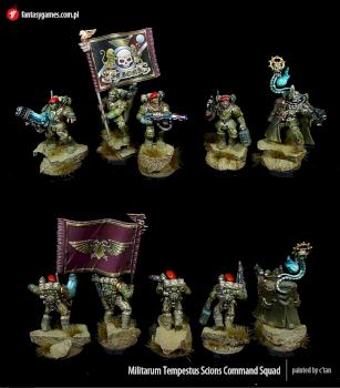 Militarum Tempestus Scions Command Squad by fantasygames.com.pl